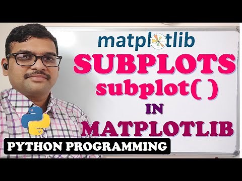 SUBPLOTS IN MATPLOTLIB || SUBPLOT FUNCTION || PYTHON PROGRAMMING