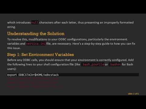 Resolving NULL Characters in ODBC Strings Using pyodbc with Vertica