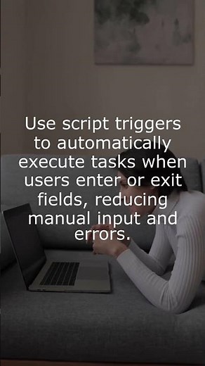 In FileMaker - Automate Data Entry with Script Triggers