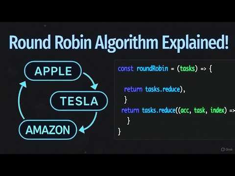 Round Robin Algorithm Explained with JavaScript (Real Code Example!)