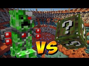 ALIEN CREEPER ROBO VS. LUCKY BLOCK CAMUFLAGEM (MINECRAFT LUCKY BLOCK CHALLENGE CAMO)
