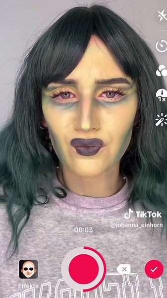 Alien Halloween Makeup Transformation 🌌