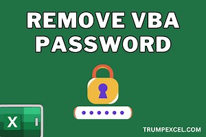 Remove Password from VBA Project in Excel (2 Easy Ways)