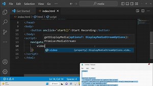Javascript MediaRecorder Project to Build Screen Recorder and Download it as MP4 Video File
