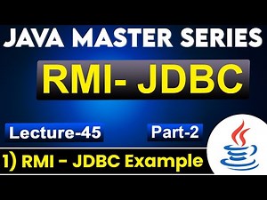 #45 Java JDBC RMI Part-2 | RMI JDBC Example | Complete Java Tutorial for Beginners to Advance | TPT