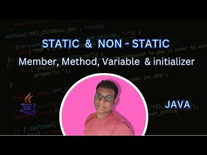 Java Static vs Non-Static | Members | Methods, Variables, Blocks & Characteristics #java #education