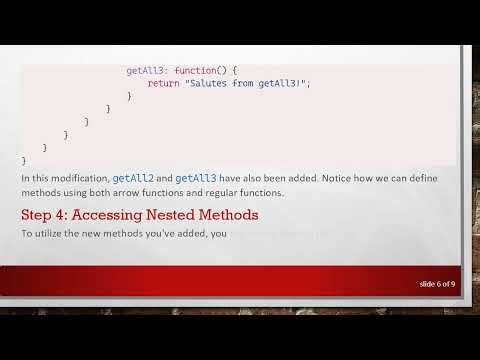 How to Create Nested Properties in a JavaScript Class Instance