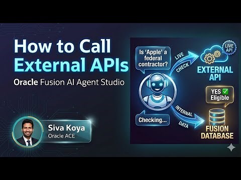 🚀Oracle Fusion AI Agent Studio: How to Call External REST APIs (LIVE API Demo + Prompt Tuning)