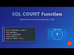 SQL COUNT Function: Master Counting Rows in Your Database 📊