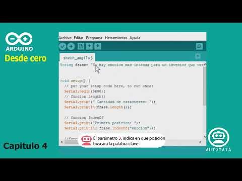 Arduino desde Cero - Capítulo 4 - Operaciones con variables String