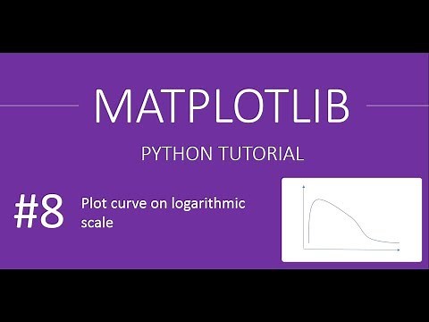 How to make scale logrithmic in matplotlib : MatplotLib Tutorials #