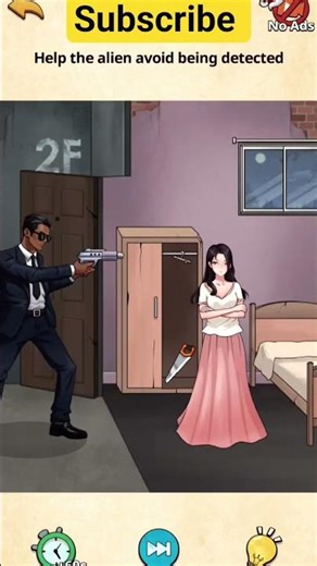 Help the Alien Escape Detection – Can You Do It? 🚀😱| #shorts #alien #viral #trending #fun #newgame