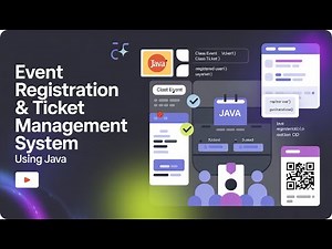 create prompt for 🎟️ Event Registration & Ticket Management System – Java