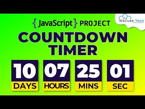 Build a Countdown Timer from Scratch - JavaScript Project