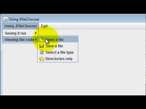 Java - Creating a menu bar