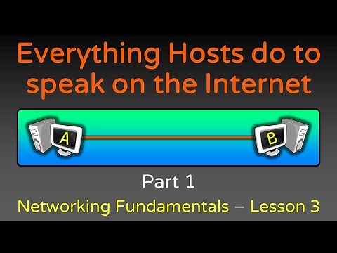 Everything Hosts do to speak on the Internet - Part 1 - Networking Fundamentals - Lesson 3