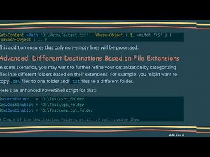 Efficiently Move Files Using PowerShell