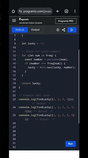 Find the Largest Lucky Integer in JavaScript | Coding Interview Question Explained