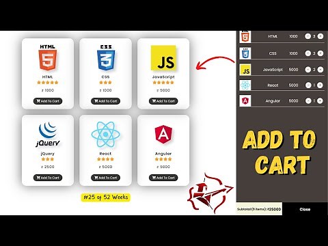 Build an Add to Cart System with JavaScript | Real E-Commerce Project