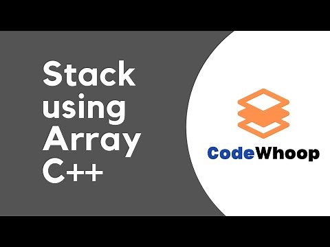 Stack implementation using Array in C++