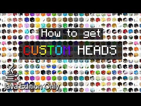 How to get Custom Heads (Java Edition Only) | Minecraft