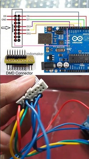 Running Text LED Matrix P10 dengan Arduino | Tampilannya Keren! #arduinoproject #led
