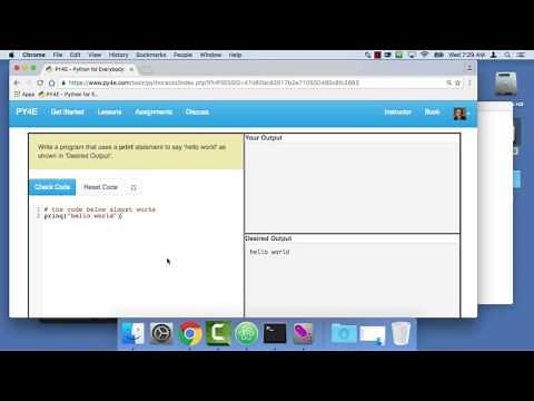 Worked Exercise - Hello World