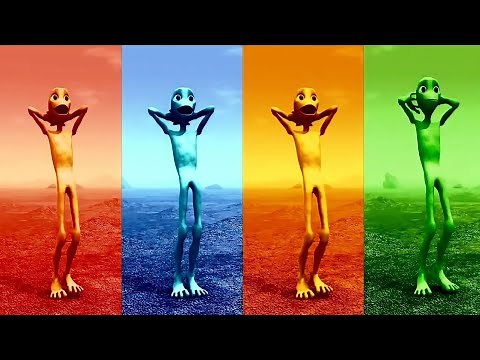 Alien dance vs funny alien dance | Alien dance vs green alien dance | Dame tu cosita song