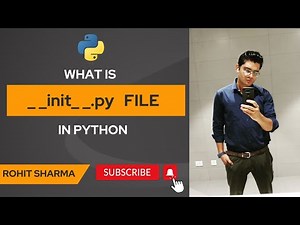 What is __init__.py file in python || how to create a package in python || by Rohit Sharma