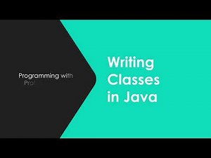 Writing Classes In Java