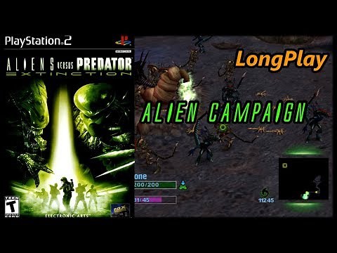Aliens Versus Predator: Extinction - Longplay (Alien Campaign) Ps2 Walkthrough (No Commentary)