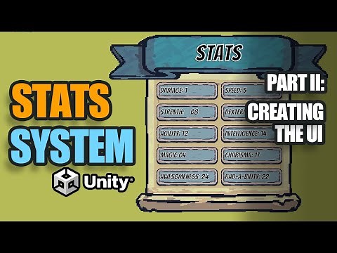 Creating A Stats System in Unity (Part II: Creating the UI)