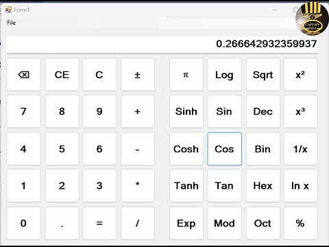 How to Create a Scientific Calculator using Visual Basic.Net - Full Tutorial