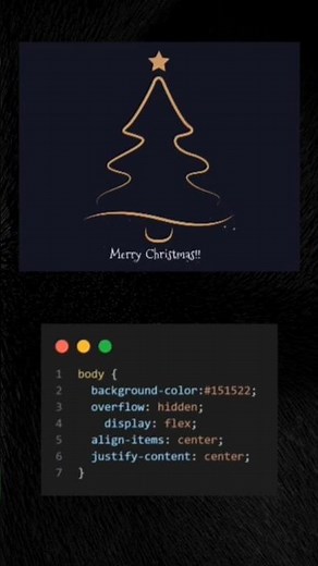 🎅✨ Merry Christmas! Watch this UI light up with HTML, CSS & JavaScript!