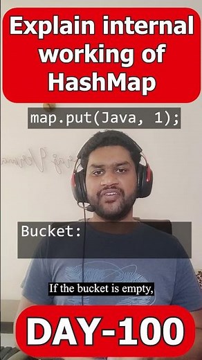 Explain internal working of a HashMap? #java #interview #interviewtips