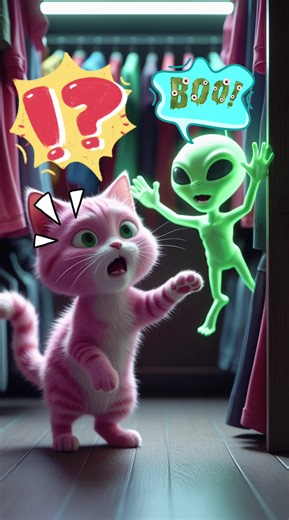 That's not an alien! 👽🛸 #cat #catvideos #cutecat #catsoftiktok #fyp