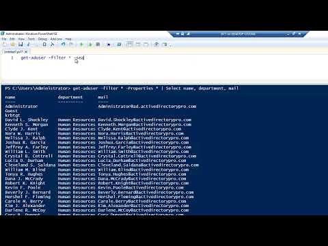 Get-ADUser Examples: How to Find AD Users with PowerShell