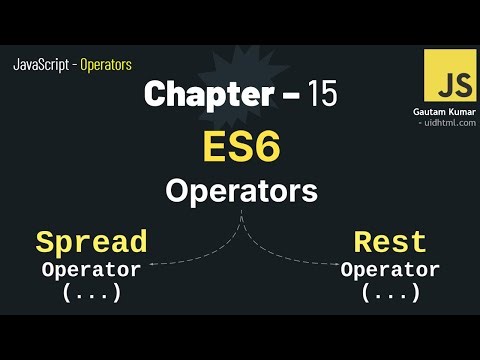JavaScript - 15 | Interviewer always asks, what is the Spread Operator (...) and Rest Operator (...)
