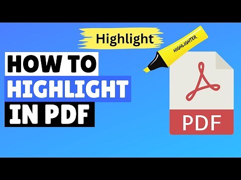 How to Highlight in PDF