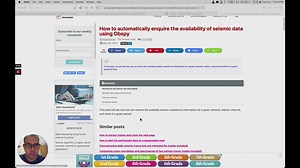 How to automatically enquire the availability of seismic data using Obspy