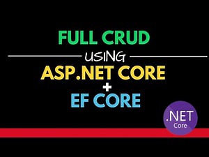CRUD in ASP.NET Core With Entity Framework Core | Code First
