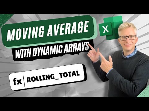 The BEST Way to Calculate Moving Averages in Excel with Dynamic Arrays