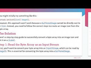 Converting a Byte Array to an Icon in Java