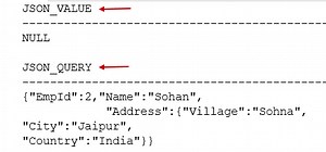 The JSON_QUERY() function to extract objects from JSON Data