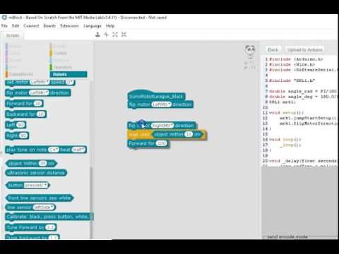 Getting Started with mBlock: drag-n-drop programming