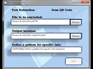 Text Extraction and QR Code scanner from PDF with Python