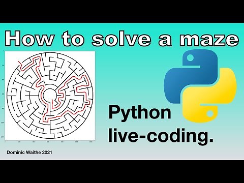How to Solve a Maze - live coding - Python - image analysis