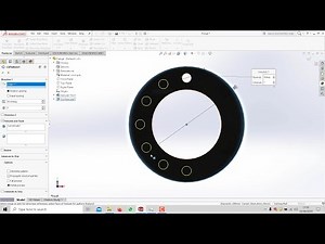 Tutorial Solidworks - Circular pattern