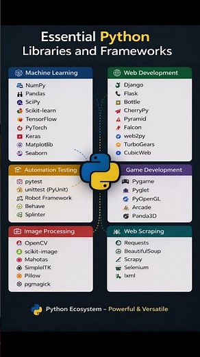 Essential Python Library and Frameworks