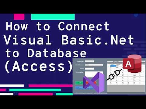 HOW TO CONNECT VISUAL BASIC .NET TO DATABASE (MS ACCESS) | VISUAL BASIC TUTORIAL
